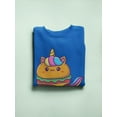 thumbnail image 3 of Cute Unicorn Burger Cartoon  Sweatshirt Women -Image by Shutterstock, Female XX-Large, 3 of 4