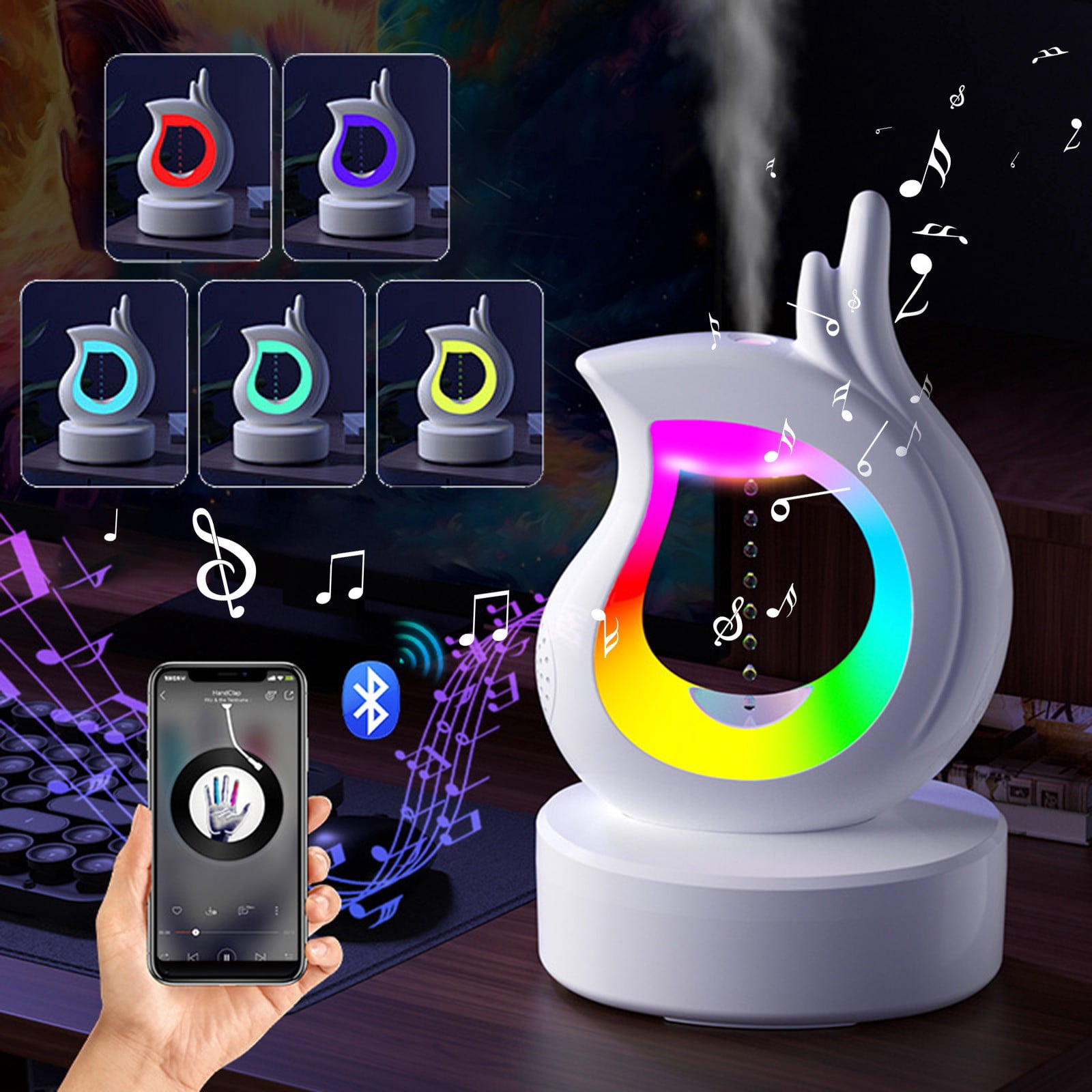 BOBOMOTI Humidifier for Room Cool Mist Top-Fill Ultra-Quiet Humidistat for Baby Nursery Plants Essential Oil Diffuser Clearance