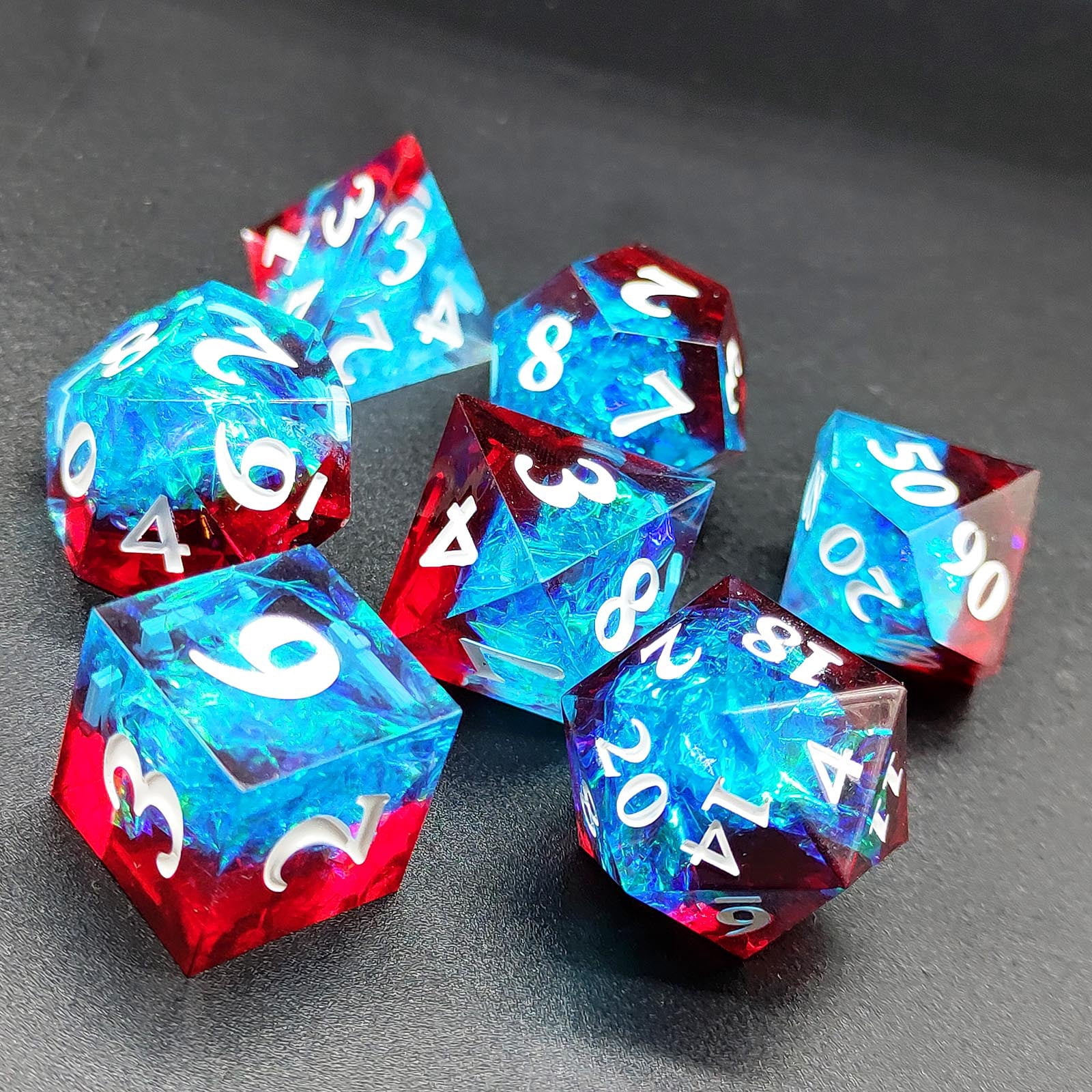 KLIBEN Set di 16 miniature acriliche per DND figure 2D per Dungeons and