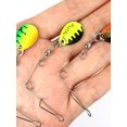 thumbnail image 3 of Kit señuelos pesca blandos Hugtrwg 5 uds con anzuelo Cabeza Plomada Metal y Cuchara giratoria, 3 of 9