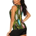 thumbnail image 3 of Fotbe colorful Easter eggs Blusas Sin Mangas para Mujer – Estilo Casual, Corte Suelto, Slim-Fit, Cuello Redondo Deportivo, Tops de Verano para Gimnasio y Yoga-XX-Large, 3 of 7