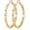 Gold-30mm, variant on Heart Cubic Zirconia Large Hoop Earrings for Womens 14k Gold Plated Hypoallergenic Rhinestone Hoops Earring Sparkly Jewelry Gift 30/40/50/60mm