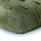 thumbnail image 2 of Fundas de almohada verde topo, con textura de alforzas, de 60 x 60 cm (24 x 24 pulgadas), cuadradas de seda, modernas, con estampado de color liso - Océano verde topo, 2 of 3