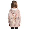 thumbnail image 2 of Xoenoiee Rabbit Bunny Rose Daisy Print Long Hoodies for Kids Graphic Hooded Sweatshirt for Girls Easter Long Sleeve Hoodie Dress Workout Casual Fall Tops Pullover with Kangaroo Pocket, 13-14 Years, 2 of 7