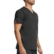 Scrubstar Men's Ultimate Stretch Antimicrobial Fabric Technology V-Neck Tuck In Scrub Top WD854A