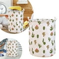 thumbnail image 1 of SIfdSeng Get it Fast Patterned Linen Laundry Hamper Without Lid Large Open Top Stylish and Breathable Fabric for Bedroom Or Bathroom Easy and Durable Design, 1 of 5