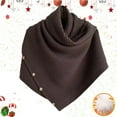 thumbnail image 3 of ZSQDM Ponchos Adult Knitted Cape Shawl For Autumn And Winter Paired With High End Cover Up Fashionable Early Autumn Jacket Women's Camisole Ponchos for Men, 3 of 3