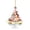 Multicolor, variant on Honmine String Light Pendants, Ice Cream Cone Shaped Flat Hanging Ornaments, Decorative Lights for Bedroom, Party, Cafe, Festive Ambient Lighting Accents