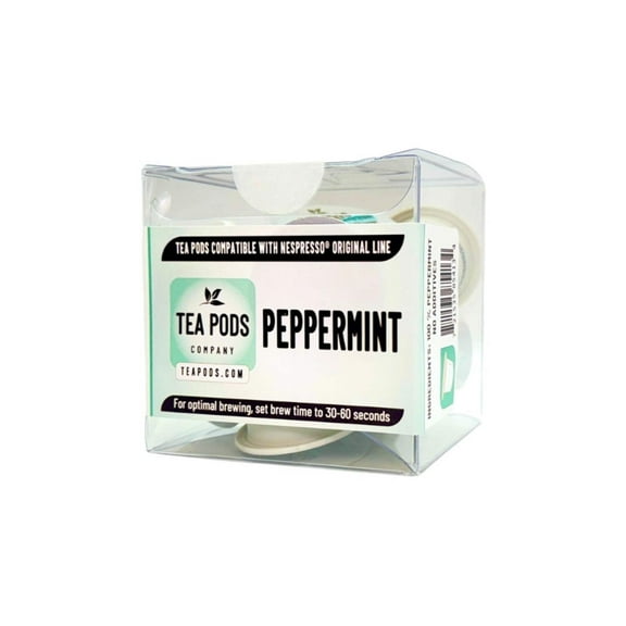Peppermint tea pods compatible with Nespresso OriginalLine
