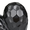 thumbnail image 4 of 8" x 8" Black Porcelain Ceramic Dimensional Angled Origami Inspired Heart Sculpture, by DecMode, 4 of 7