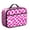 Pink and White, variant on Pink and White Wavy Checkered Pattern Insulated Lunch Bag Teens,Bento School Lunch Bag for Teens for Work,Picnic or Travel 10.6x7.7x4.3 Inches,12 Can Capacity