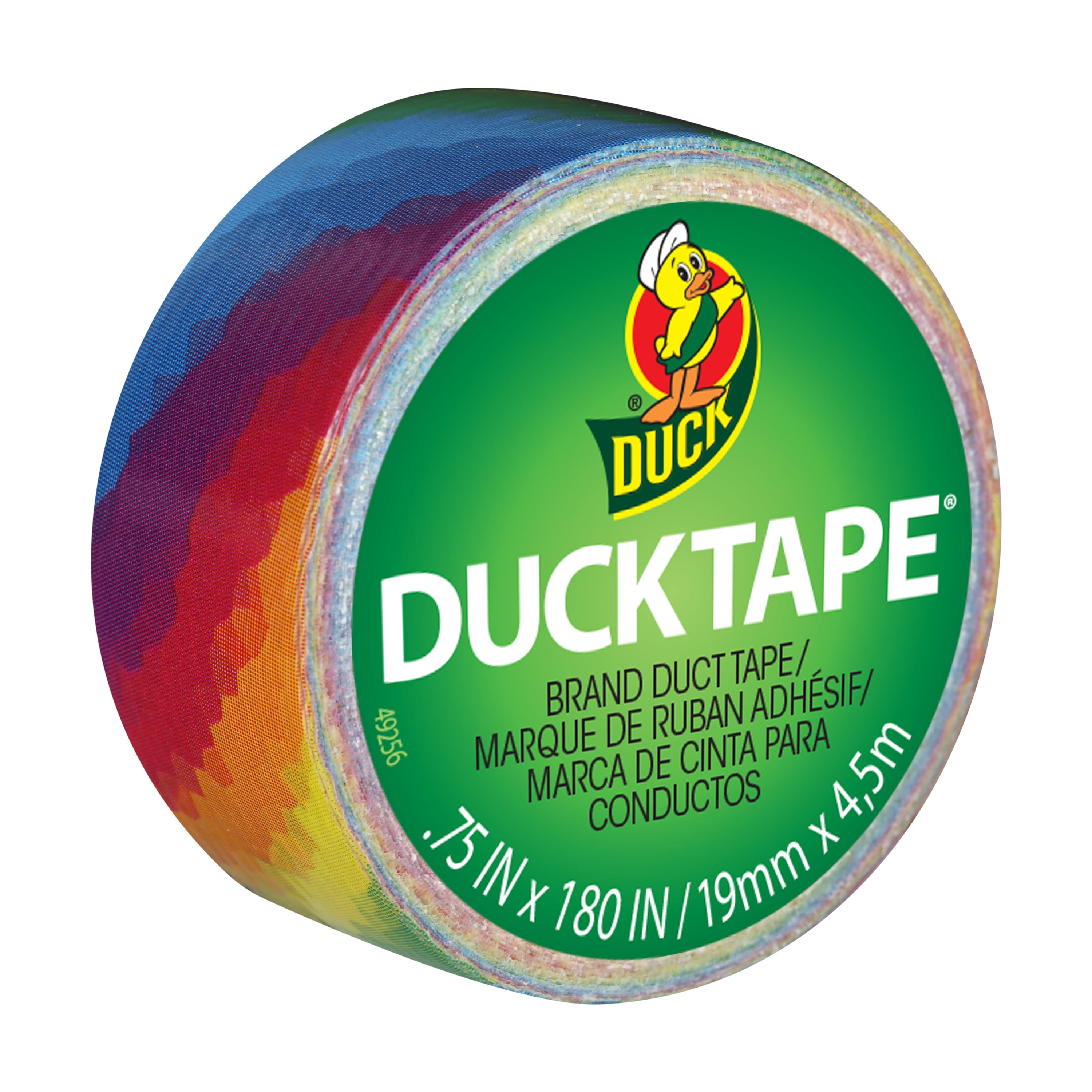 Duck Brand .75 in. x 180 in. Multicolor Rainbow Mini Duct Tape