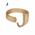thumbnail image 1 of CUITING Fashion Adjustable Initial Alphabet Letter A-Z Ring Finger Rings Women Jewellery-Silver C, 1 of 9