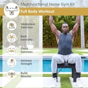 Total Body Band, 20 lbs, Heavy, Charcoal, Full Body Workout Band, Strength & Core Training