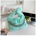 thumbnail image 2 of Lindo bolso de mano, bolso de axila de felpa, accesorios de bolso de mujer, lindo bolso de mano Kawaii, lindo bolso esponjoso estético bolso hobo de piel sintética, 2 of 5