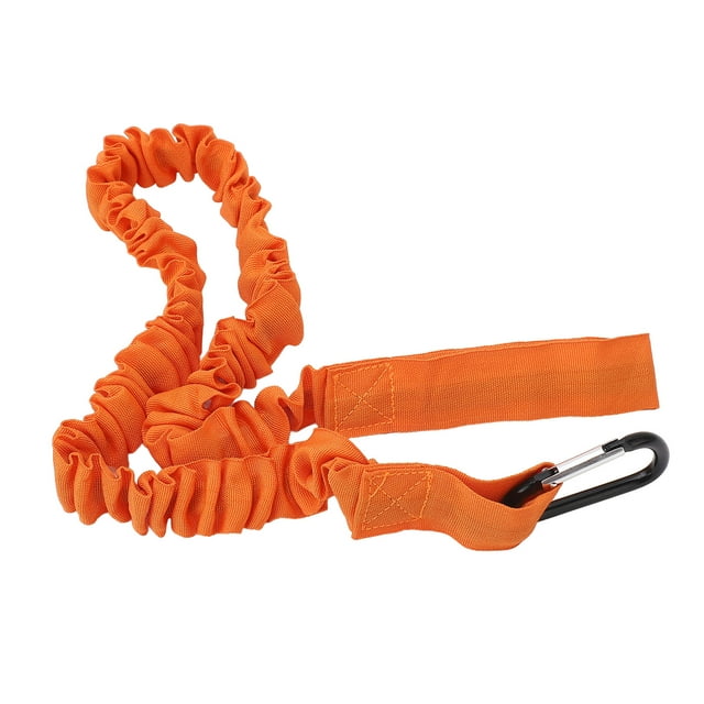 Nylon Kayak Paddle Rope Leash Elastic Lightweight Coiled Straps With Adjustable Length For Canoe Boat Surf Board