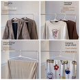 thumbnail image 4 of Percha retráctil para ropa, percha para ropa del hogar, percha plegable para secar colchas, secar sábanas, toallas de baño, artefacto para colgar toallas, 4 of 5