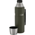 thumbnail image 5 of Thermos 40 oz. Stainless King Vacuum Insulated Beverage Bottle - Army Green, 5 of 5