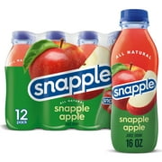 Snapple Apple Juice Drink, 16 fl oz, 12 Count Bottles