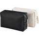 thumbnail image 1 of 2pcs Makeup Bags, Travel Cosmetic Bags Small Waterproof Toiletry Bag Make up Pouch for Women Girls Storage Organzier (Black&White), 1 of 4