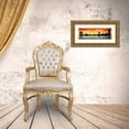 thumbnail image 3 of Ferriz, Jose 32x13 Gold Ornate Wood Framed with Double Matting Museum Art Print Titled - Skyline Barcelona 03, 3 of 4