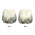 thumbnail image 3 of KLL Floral Mountain Landscape Pattern Shorts Women,Athletic Shorts High Waisted Running Shorts Pocket Sporty Short Gym Elastic Workout Shorts-XX-Large, 3 of 7