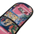 thumbnail image 4 of Yayeee Double Oven Mitt Kitchen Heat Resistant Baking 35" x7" Quilted Glove, Art Cat, 4 of 6