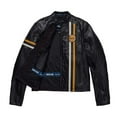 thumbnail image 4 of Indian Motorcycle Men's Cafe Leather Jacket, Black | 2833370, 4 of 8