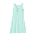 thumbnail image 7 of HomeGardon Nightgowns for Women,Women's Sleepwear,Fashion Women Solid Color Round Neck with Chest Cushion Short Nightgown,S-XXXL, 7 of 7