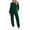 A Green, variant on UVN Two Piece Sets for Women Casual Outfits Sets Textured Long Sleeve Shirts and Long Pants Lounge Set Fall Pajama Sets with Pockets