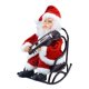 thumbnail image 2 of Adornos Navideños de Papá Noel, Figura de Papá Noel 2023 con Suministros para Fiestas Musicales, Decoraciones Navideñas para El Hogar, Estatua Eléctri violín, 2 of 8