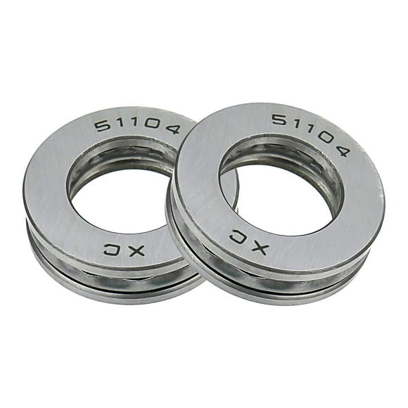 Rannb 51104 Thrust Ball Bearing Single Direction Ball Bearings 20mm x 35mm x 10mm - Pack of 2
