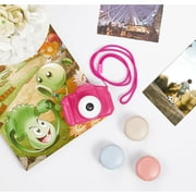 Vivitar Kidzcam Digital Camera for Kids with Rechargeable Battery and 2 Preview Screen, Pink