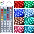 thumbnail image 4 of LED Strip Lights Kit for Bedroom 5m/16.4ft length 150LEDs 5050 RGB Remote Control Changing Color Waterproof 12V Power Supply Light Strip for Bar Home Decoration Bar, 4 of 8