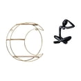 thumbnail image 1 of Estante de almacenamiento de pared,Estantería colgante de pared de metal de 3 niveles para decoración de dormitorio,Estante de pared flotante de 3 capas que ahorra espacio,Figura de, 1 of 8