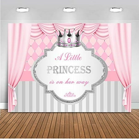 Mocsicka Little Princess Baby Shower Photo Backdrop 7x5ft A Little Mocsicka Little Princess Baby Shower Photo Backdrop 7x5ft A Little