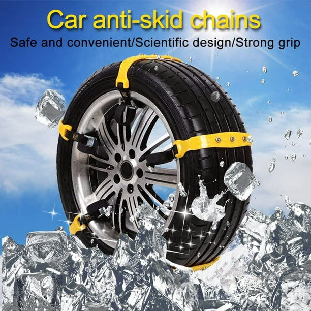 Ensemble de chaînes de pneus antidérapantes universelles premium