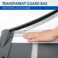 thumbnail image 6 of Heavy Duty Paper Trimmer, 12" Cut Length A4-B7 Guillotine Paper Cutter Photo Guillotine Craft Machine, 16 Sheets Capacity for Standard Cutting of Paper, Photos, 6 of 6