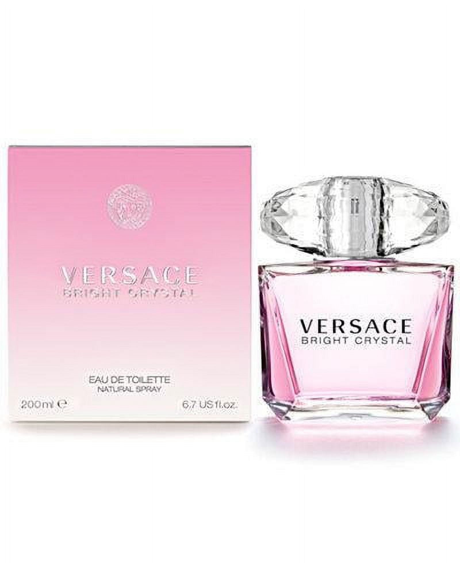 Versace Bright Crystal Eau de Toilette, Perfume for Women, 0.17 oz