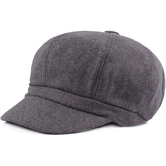 YooGuoGuo Women Vintage Newsboy Peaked Beret Cap Warm Baker Boy Visor Hat Flat Cap