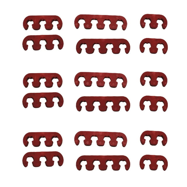 18x para para , de separadores de cables de bujía de plástico rojo, 7 mm, 8 mm,