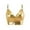 Gold, variant on Suspenders Solid Color PU Fabric Corset Solid Color Bandeau Small Vest Women Camisole for Women under Dress