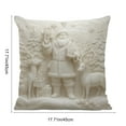 thumbnail image 3 of RXIRUCGD Christmas Themed Sofa Pillow Cover, Festive Holiday Decor for Living Room with Seasonal Patterns, Soft Polyester Fabric Pillowcase with Hidden Zipper Closure, 3 of 6