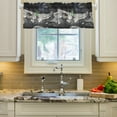 thumbnail image 2 of Yayeee Kitchen Valance Rod Pocket 54" x 18" Living Room Window Curtain, Space Earth, 2 of 6
