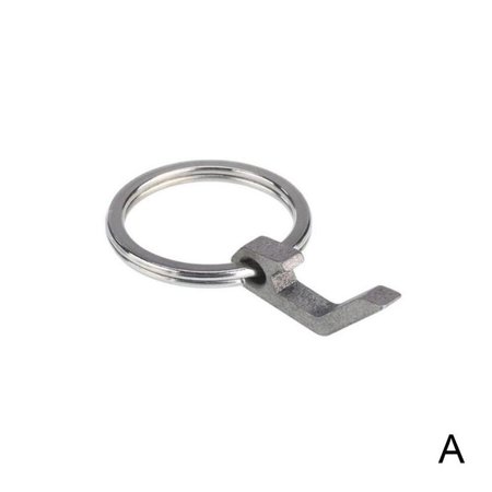 

Steel Mini Beer Glass Cap Opener Bottle Tool Key Gadget Ring .FAST U3X2