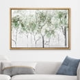thumbnail image 2 of wall26 Framed Canvas Print Wall Art Rustic Pastel Green Spring Forest Tree Landscape Nature Wilderness Illustrations Modern Art Farmhouse/Country for Living Room, Bedroom, Office - 16"x24", 2 of 5