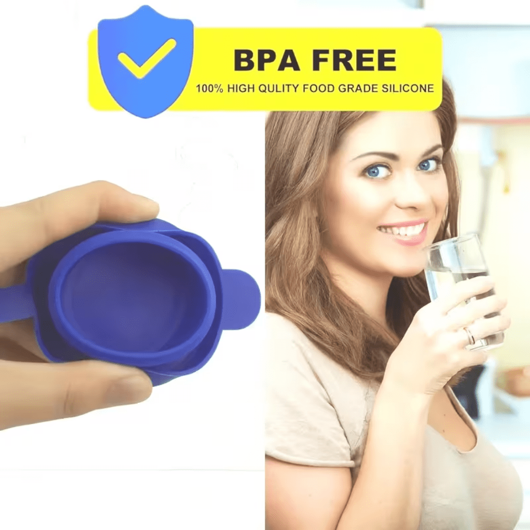 Water Bottle Caps, Upgraded Reusable Replacement Caps, Leak Proof Caps For 55mm Water Bottles, 3 to 5-Gallon