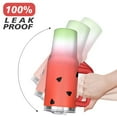 thumbnail image 6 of 40oz Cute Watermelon Pattern Stainless Steel Flip Straw Tumbler Spill Proof Travel Cup Double Wall Vacuum Insulated Coffee Mug with Top Handle, 6 of 6