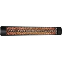 Eurofase Heating - 6000 Watt Electric Infrared Dual Element Heater-240 Voltage-Black Finish-Astra Decorative Fascia