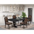 thumbnail image 4 of Luxe by East West Furniture 5 piece Dining Room Set consists of a Kitchen Table and 4 Dinner Chairs, 4 of 7